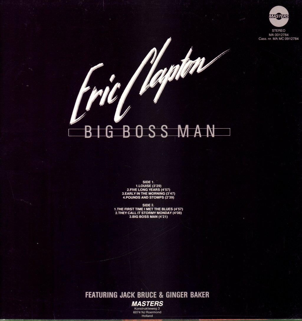 Eric Clapton - Big Boss Man - Lp