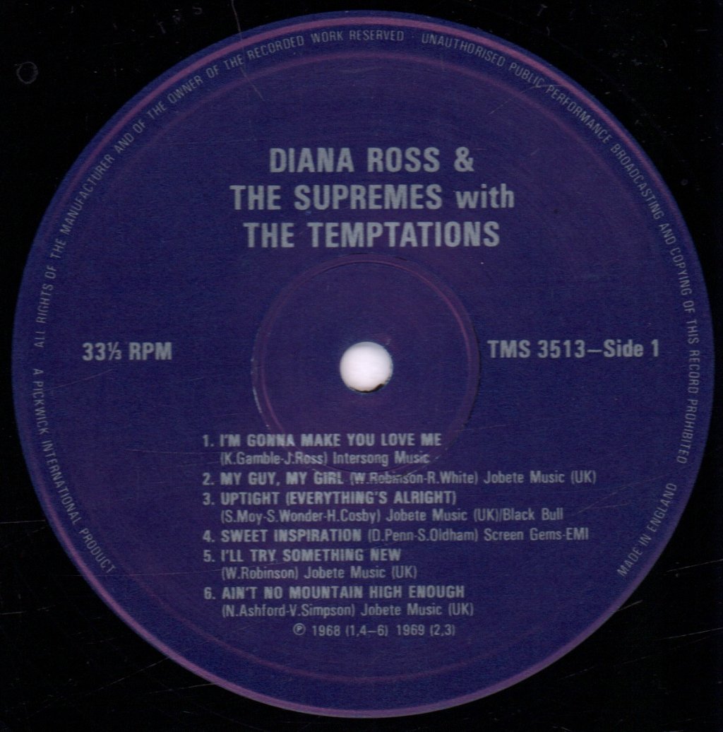 Diana Ross And The Supremes And The Temptations - Diana Ross And The Supremes And The Temptations - Lp