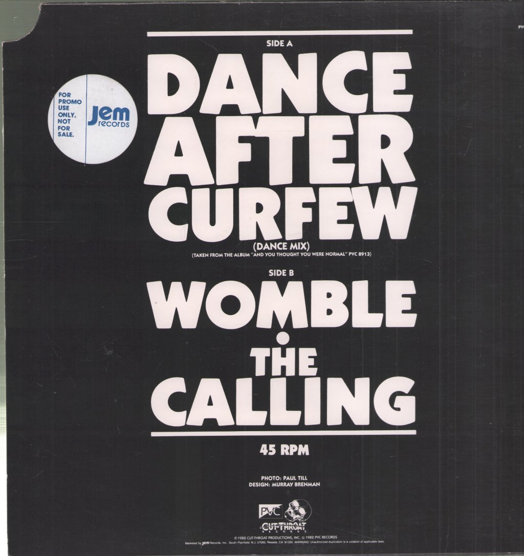 Nash The Slash - Dance After Curfew (Dance Mix) - 12 Inch
