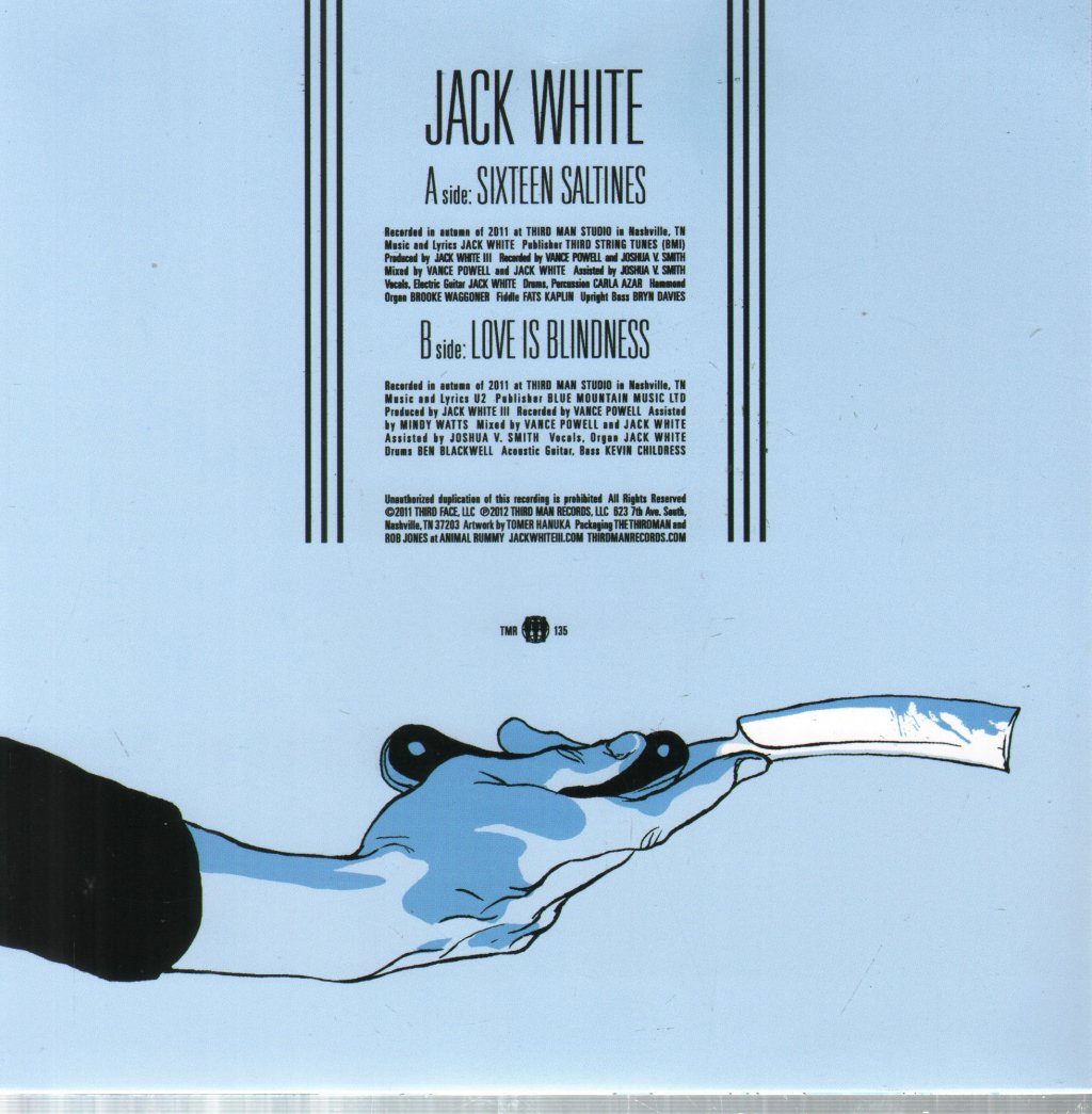 Jack White - Sixteen Saltines - 7 Inch