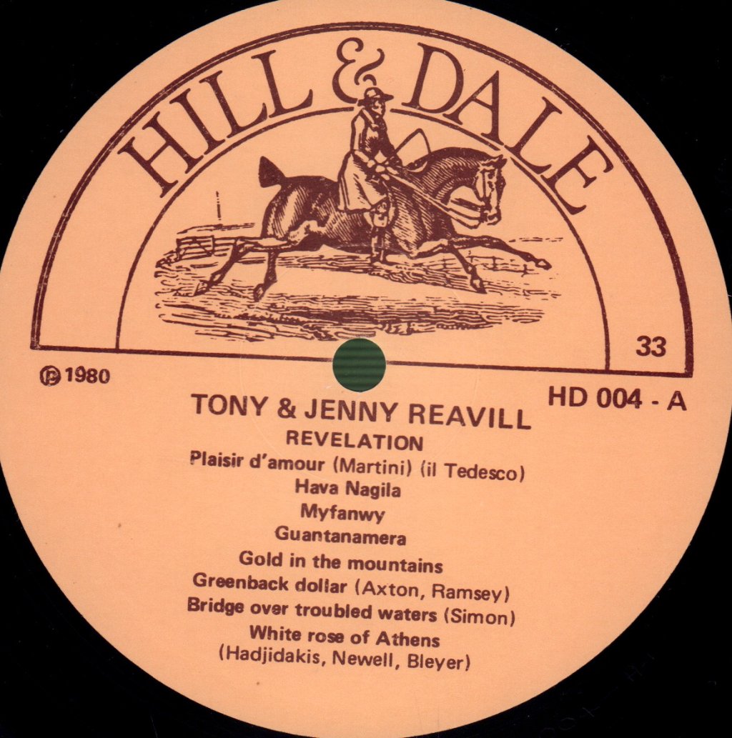 Tony And Jenny Reavill - Revelation - Lp