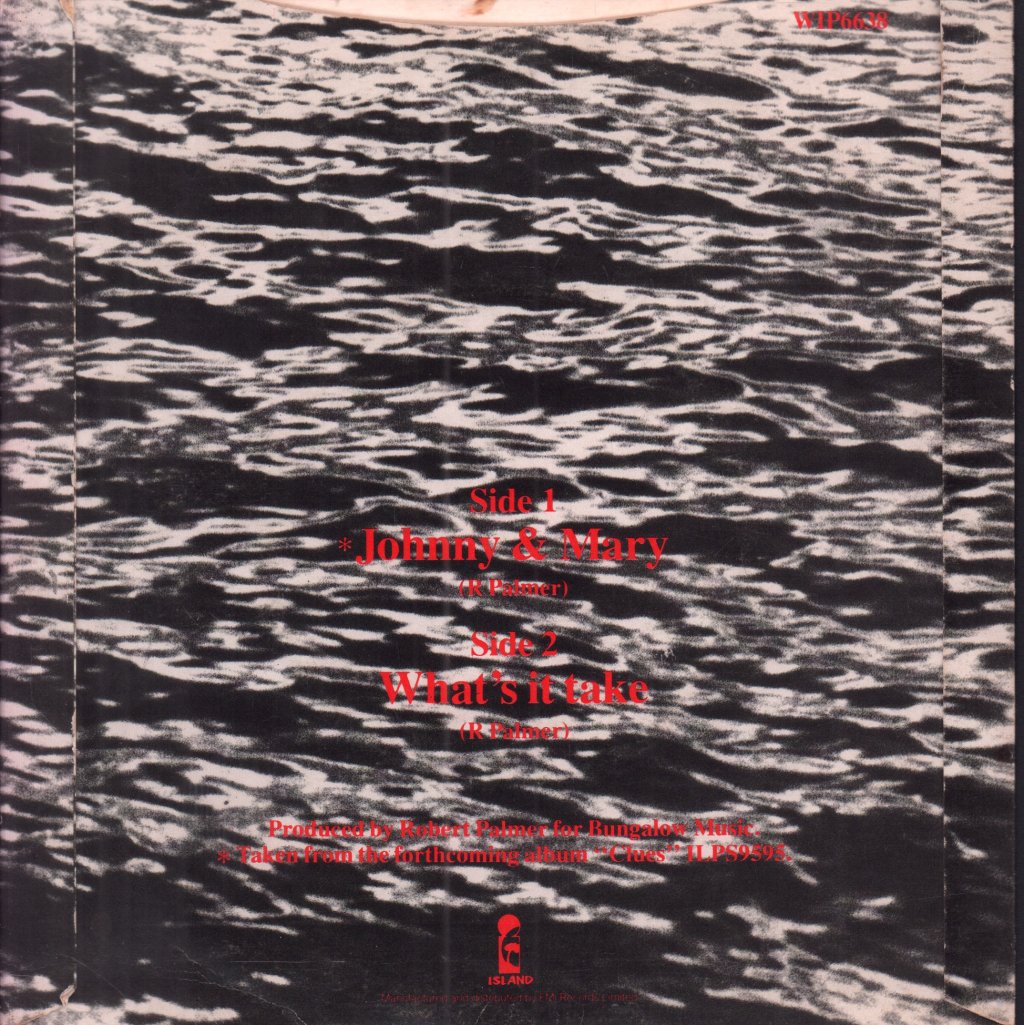 Robert Palmer - Johnny And Mary - 7 Inch