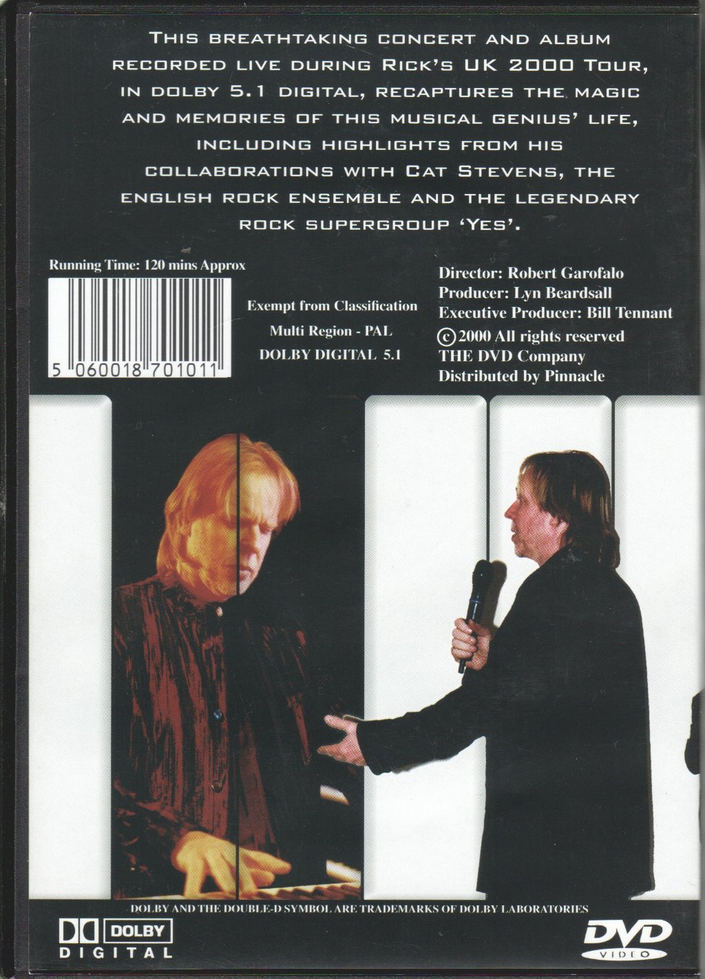 Rick Wakeman - Legend  (Live In Concert 2000) - Cd