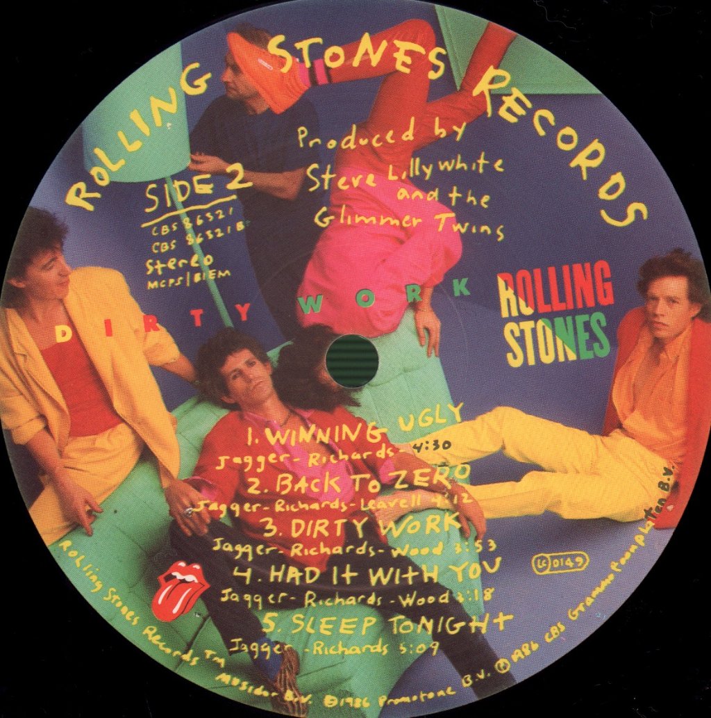 Rolling Stones - Dirty Work - Lp