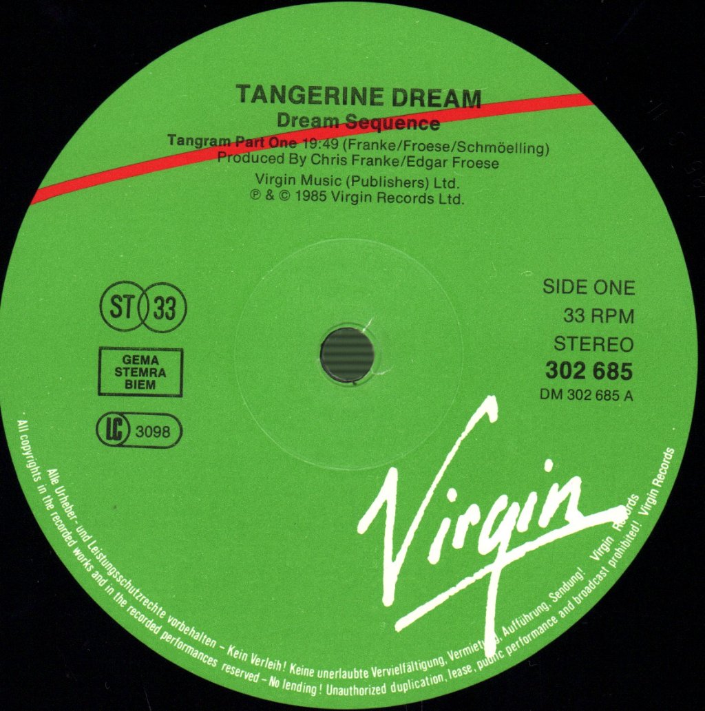 Tangerine Dream - Dream Sequence - Triple Lp