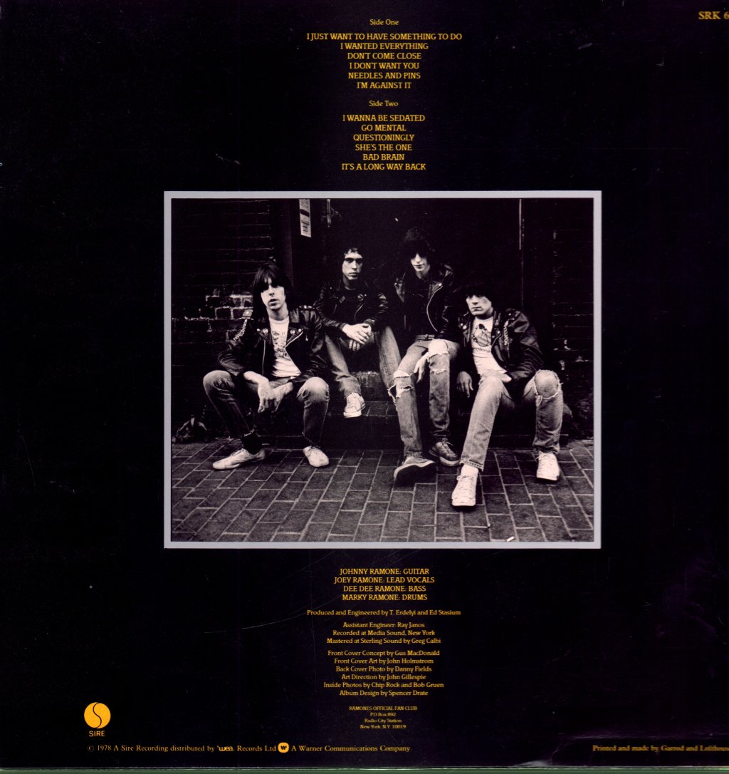 Ramones - Road To Ruin - Lp