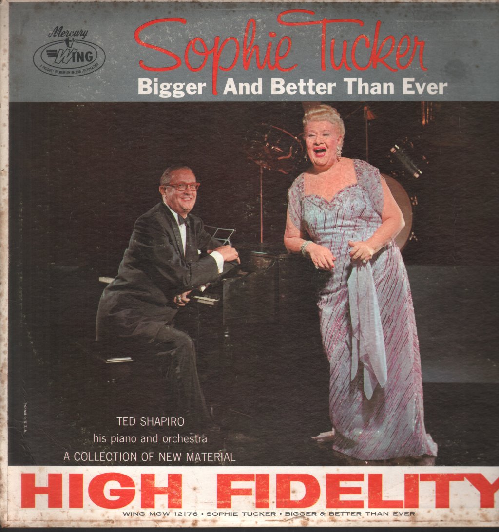 Sophie Tucker - Bigger And Better Than Ever - Lp