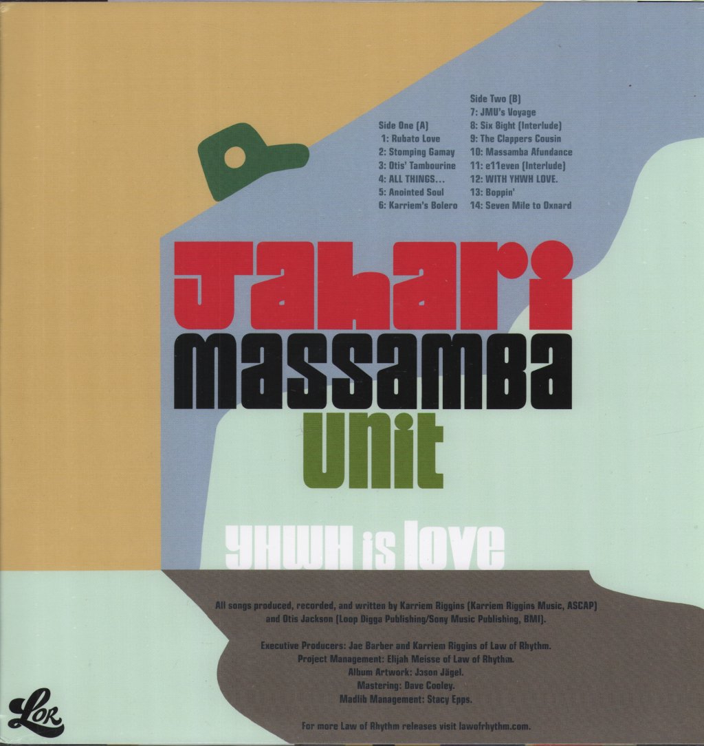Jahari Massamba Unit - YHWH Is LOVE - Lp