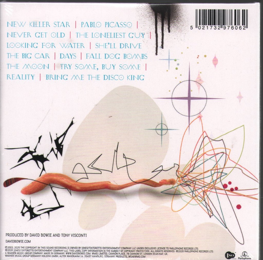 (CD)Reality／David Bowie David Bowie - Reality - Cd – Vinyl Tap