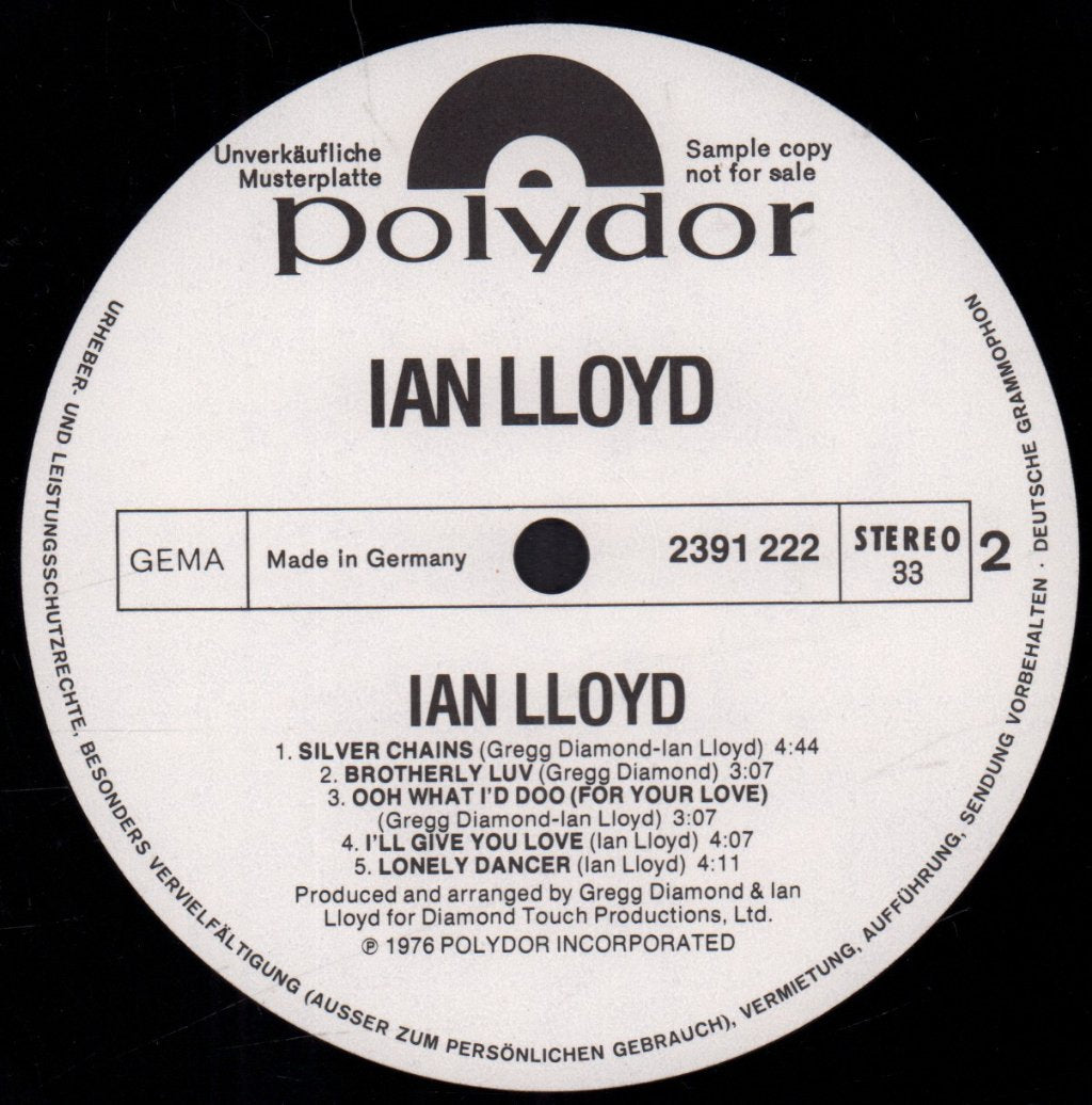 Ian Lloyd - Ian Lloyd - Lp