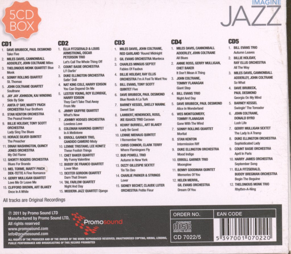 Various Artists - Imagine Jazz - Cd Set