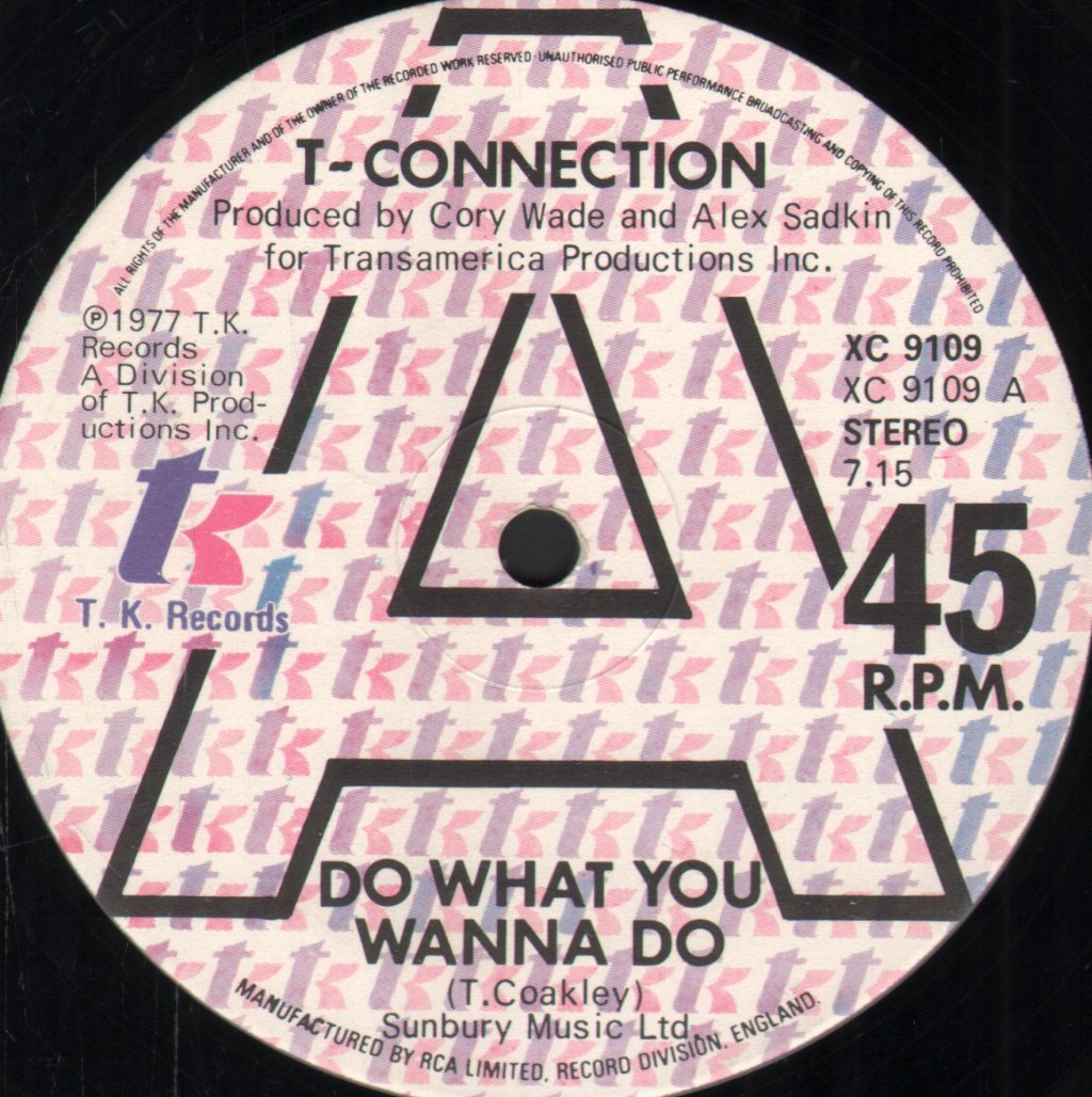 T Connection - Do What You Wanna Do - 12 Inch