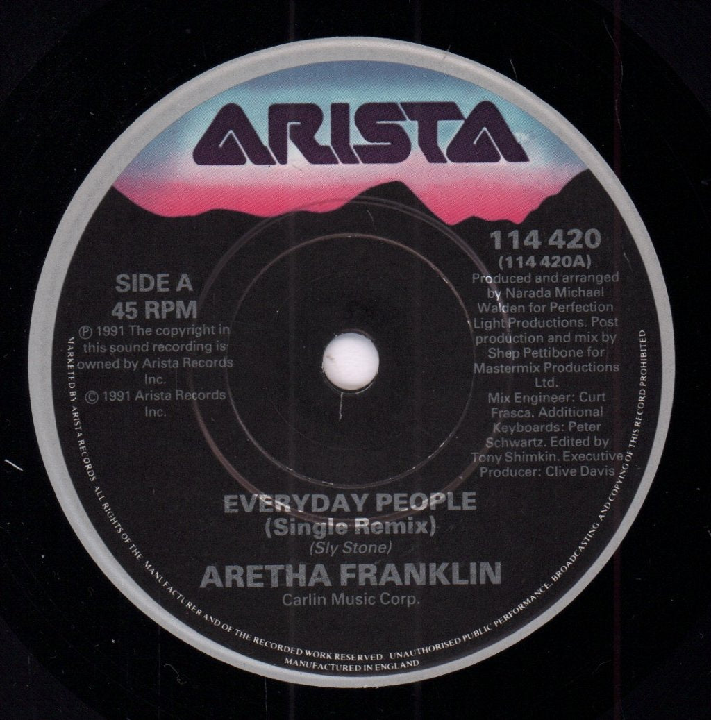 Aretha Franklin - Everyday People - 7 Inch