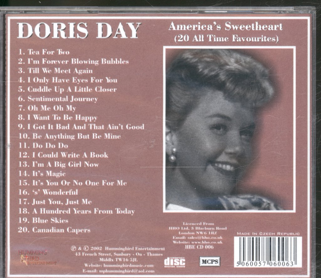 Doris Day - America's Sweetheart - Cd