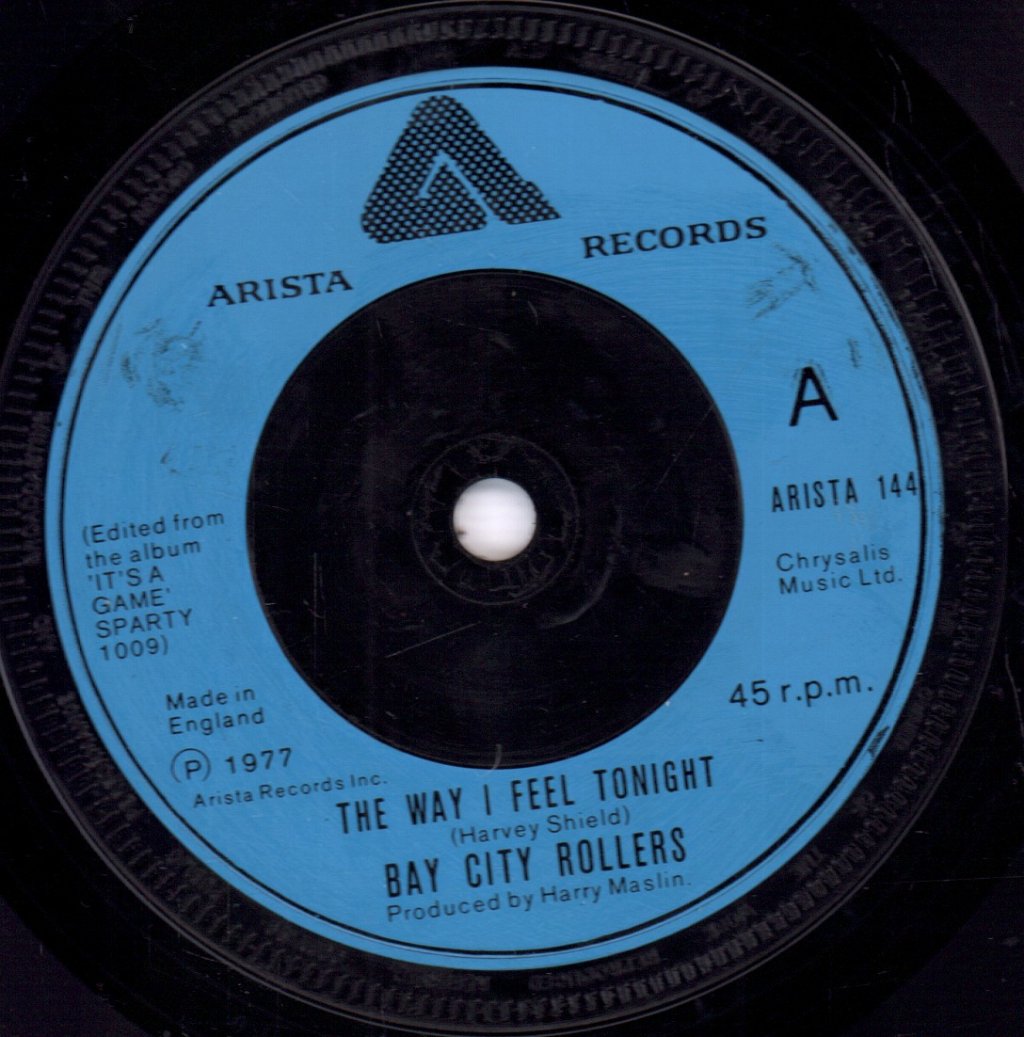 Bay City Rollers - Way I Feel Tonight - 7 Inch