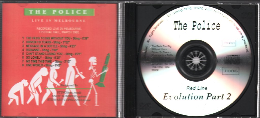 Police - Live in Melbourne 1981 (Parts 1 & 2) - Double Cd