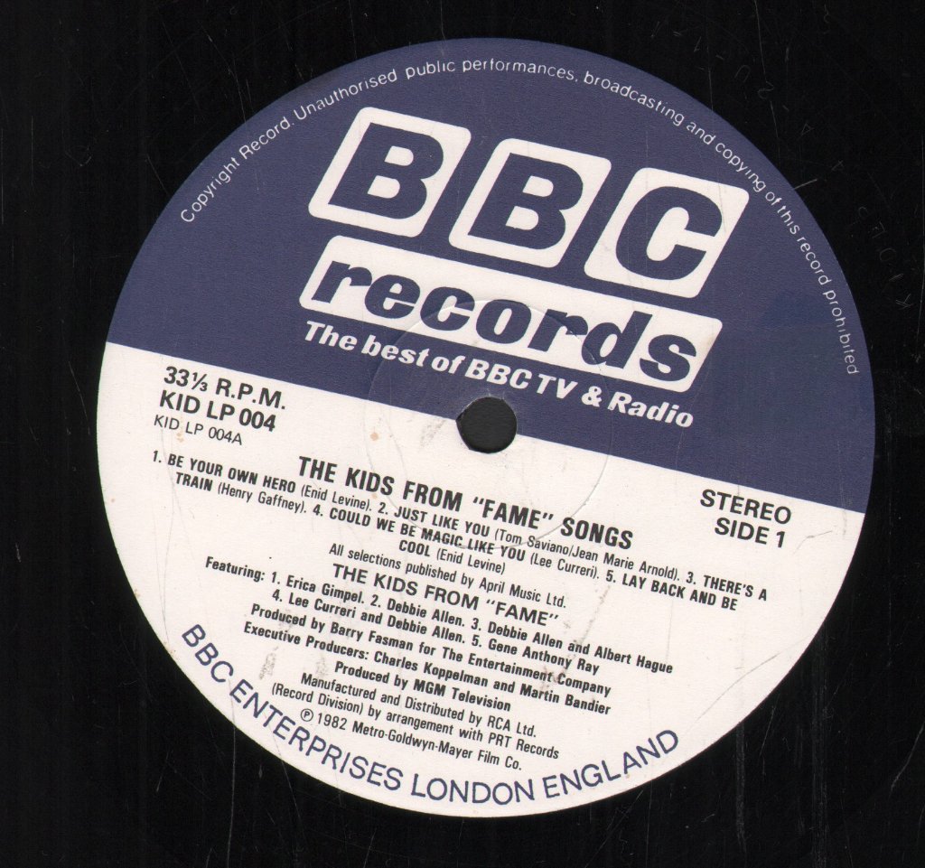 Kids From Fame - Songs - Lp