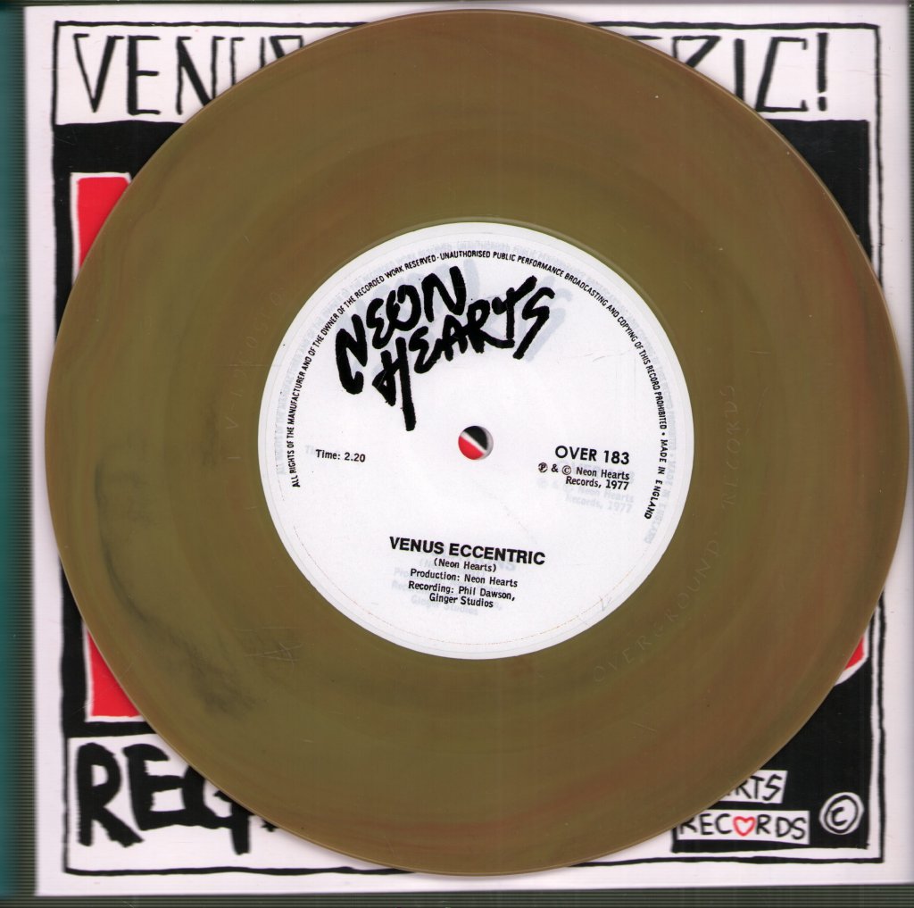 Neon Hearts - Venus Eccentric! / Regulations - 7 Inch