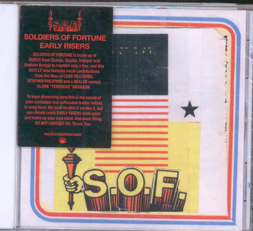 Soldiers Of Fortune - Early Risers - Cd