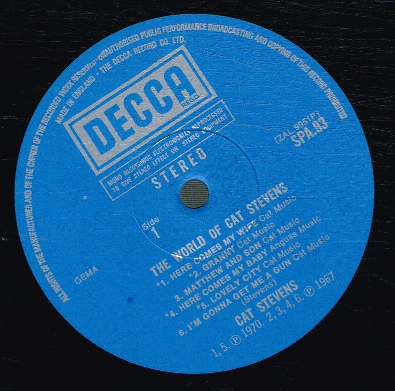 Cat Stevens - World Of - Lp