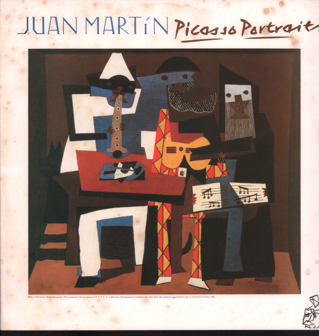 Juan Martin - Picasso Portraits - Lp