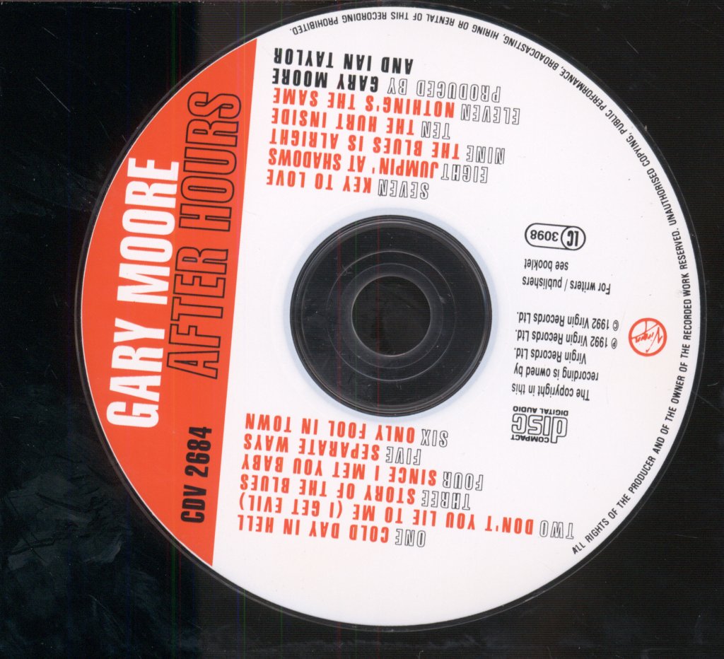 Gary Moore - After Hours - Cd