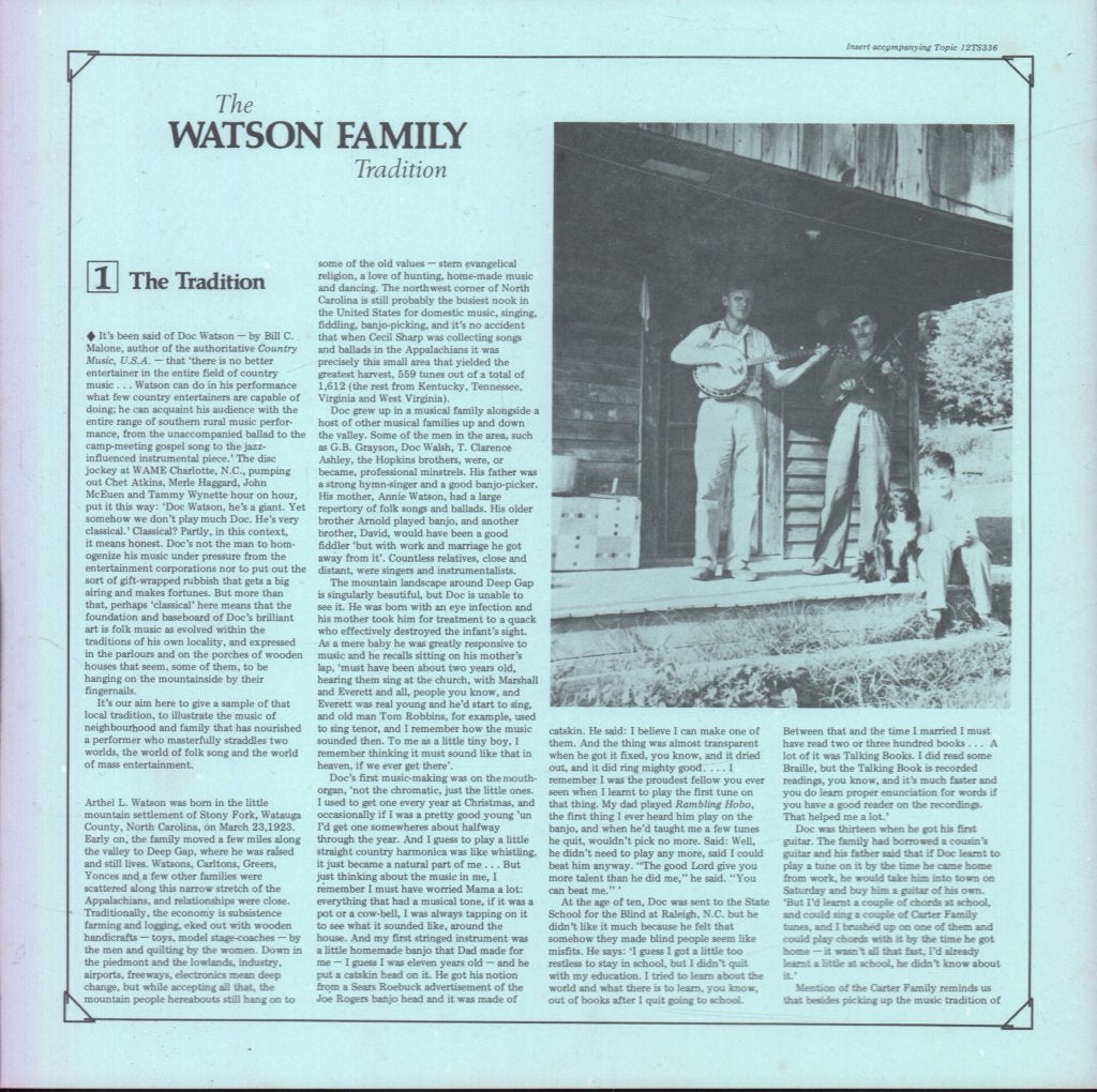 Watson Family - Tradition - Lp