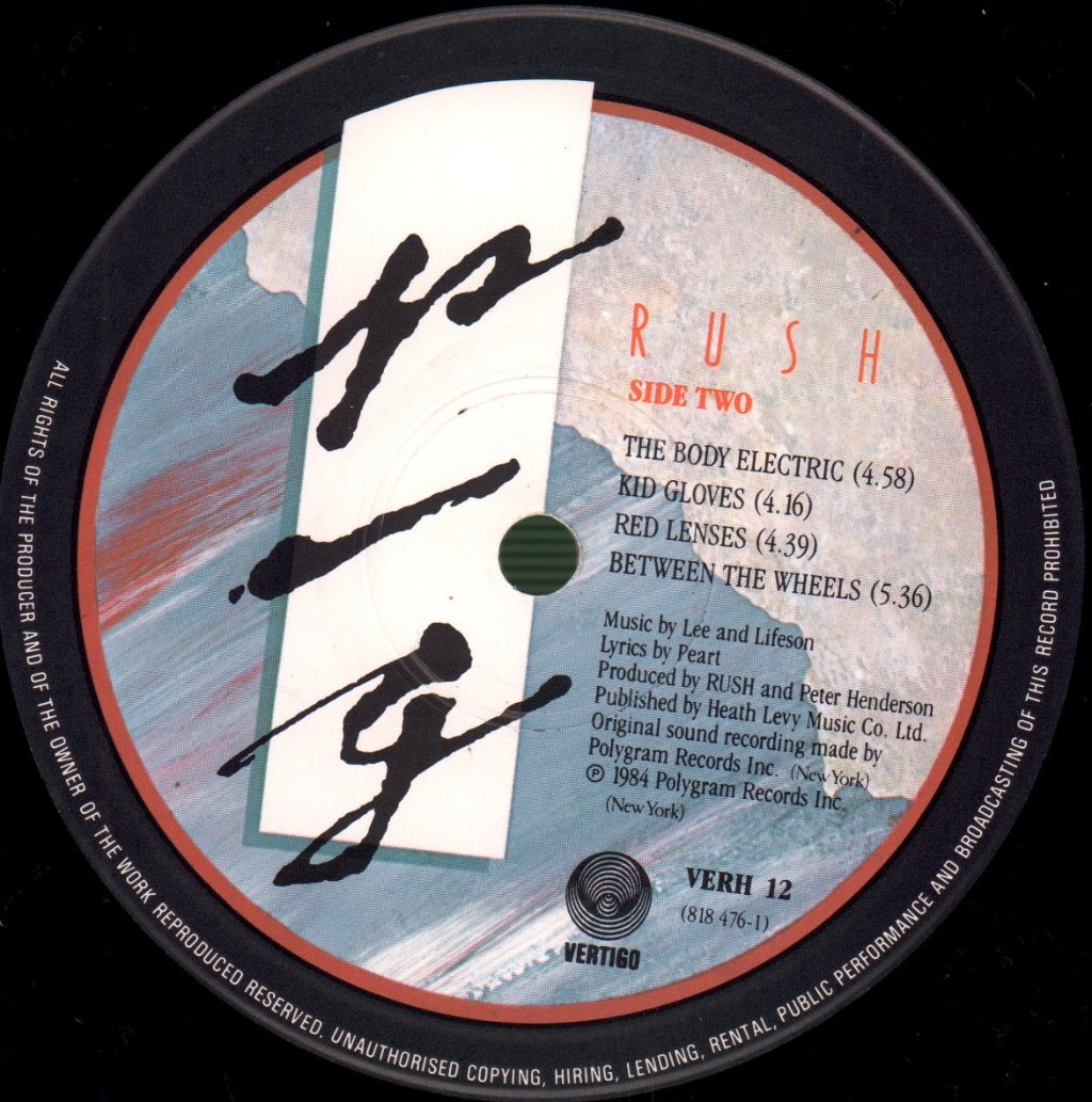 Rush - Grace Under Pressure - Lp