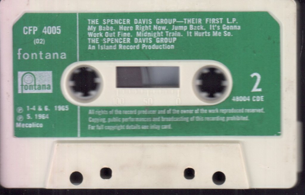 Spencer Davis Group - Their First LP - Cassette