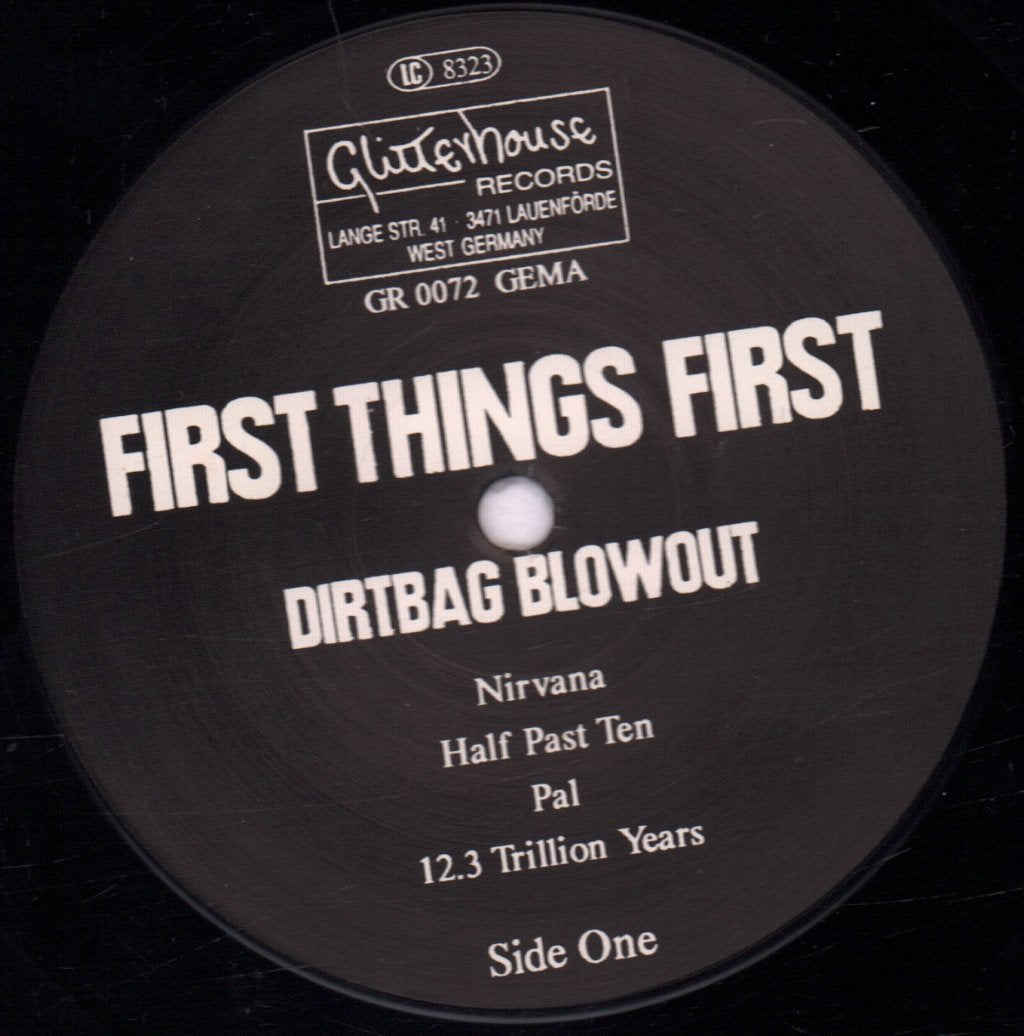 First Things First - Dirtbag Blowout - Lp