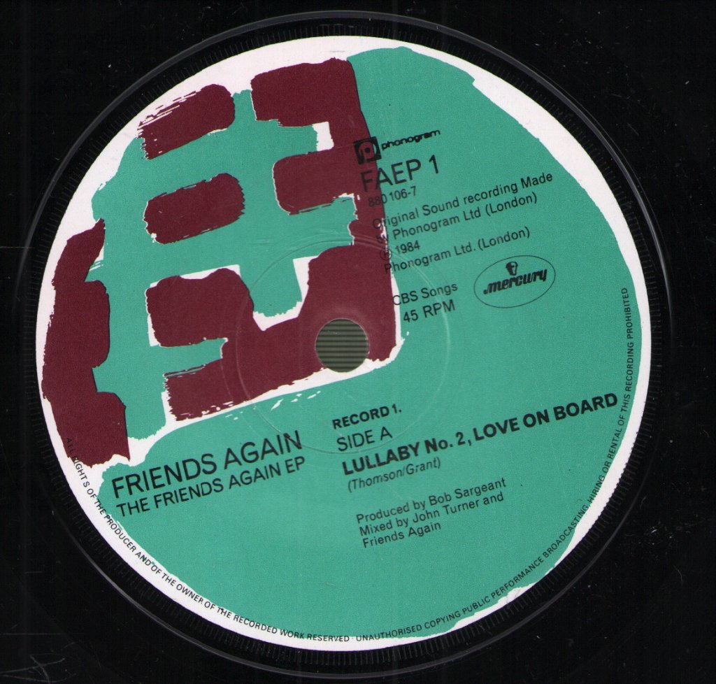 Friends Again - Friends Again Ep - 7 Inch
