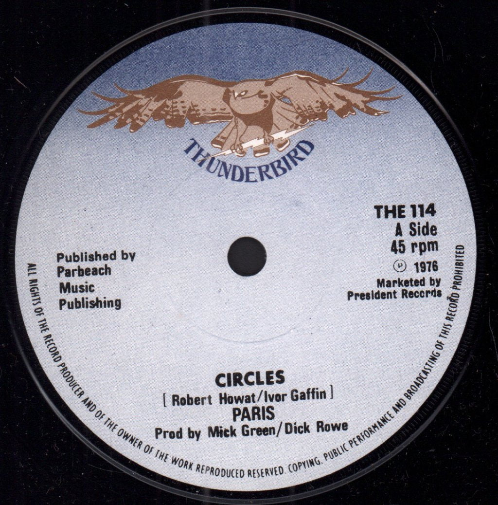 Paris (70'S Group) - Circles - 7 Inch