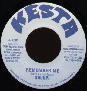 Snuupi/Ricky Man Myrie - Remember Me/Crusha - 7 Inch