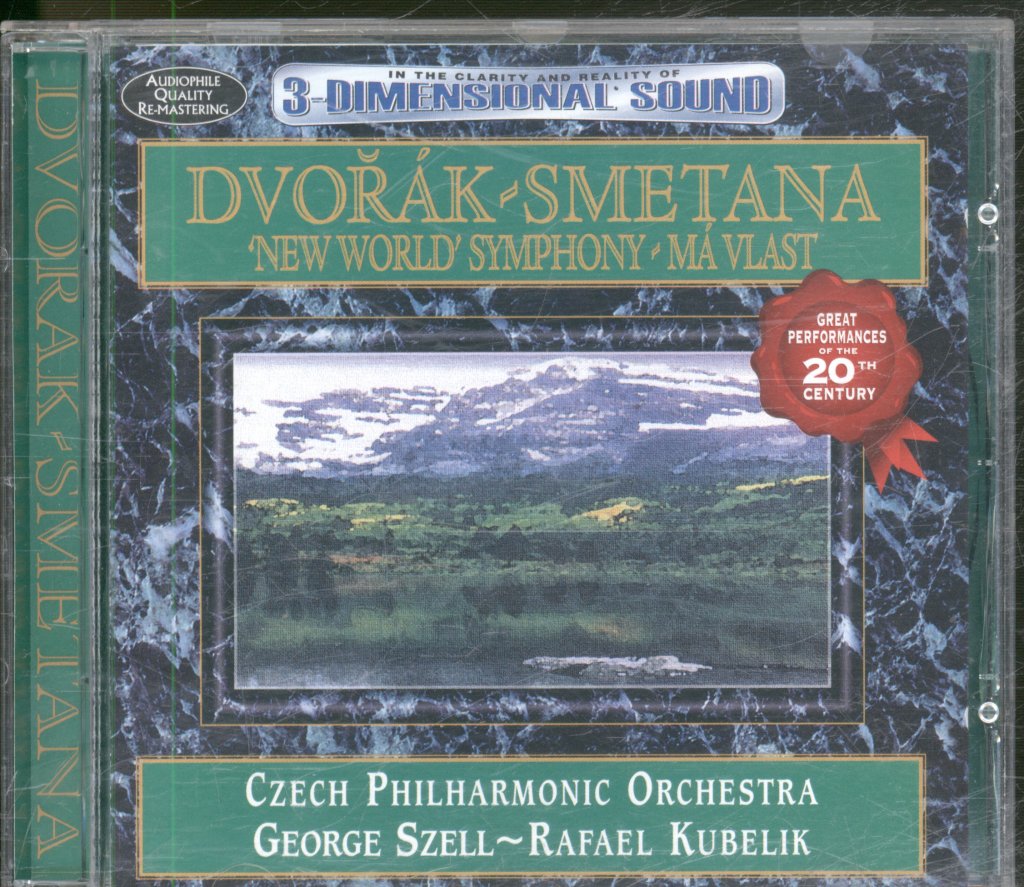 Czech Philharmonic Orchestra George Szell / Rafael Kubelik - Dvorak / Smetana - 'New World' Symphony / Má Vlast - Cd