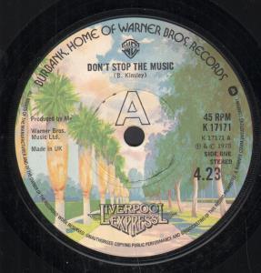 Liverpool Express - Don't Stop The Music - 7 Inch