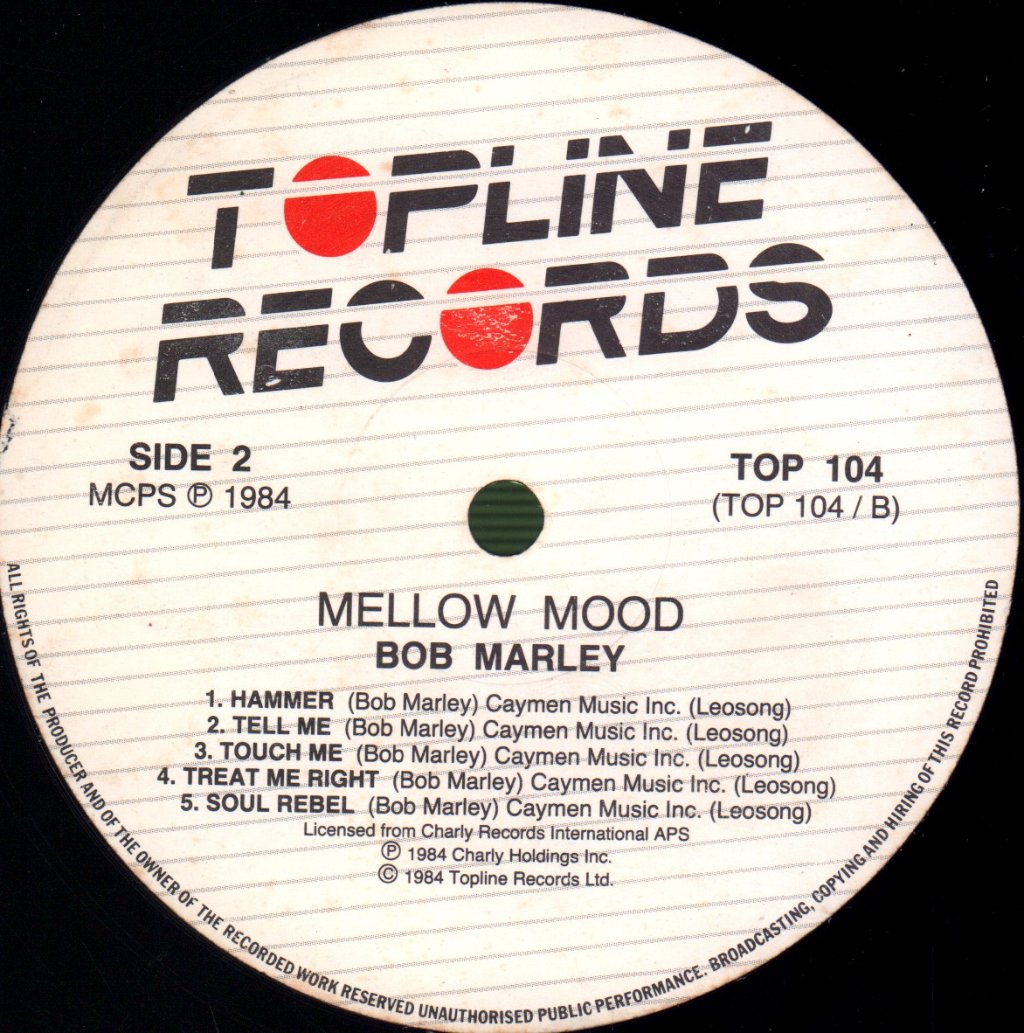 Bob Marley And The Wailers - Mellow Mood - Lp