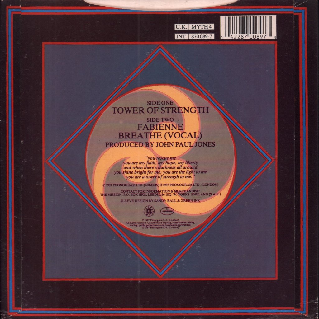 Mission - Tower Of Strength - 7 Inch