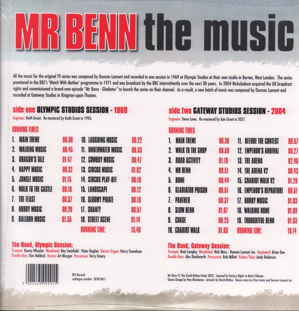 Mr Benn - Mr Benn The Music - Lp