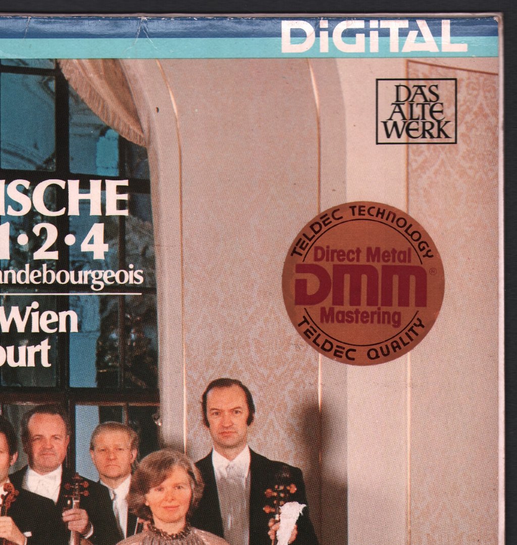 Concentus Musicus Wien / Nikolaus Harnoncourt - J.S. Bach - Brandenburgische Konzerte Nr. 1•2•4 - Lp