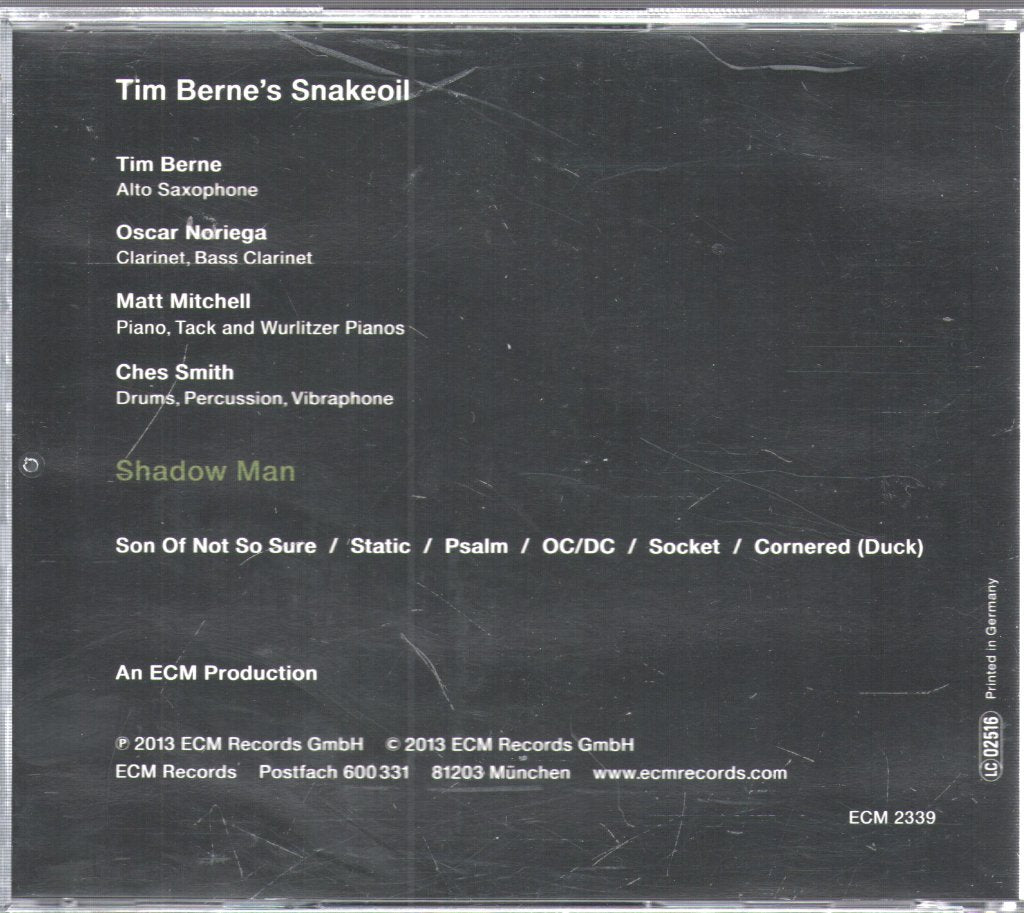 Tim Berne's Snakeoil - Shadow Man - Cd