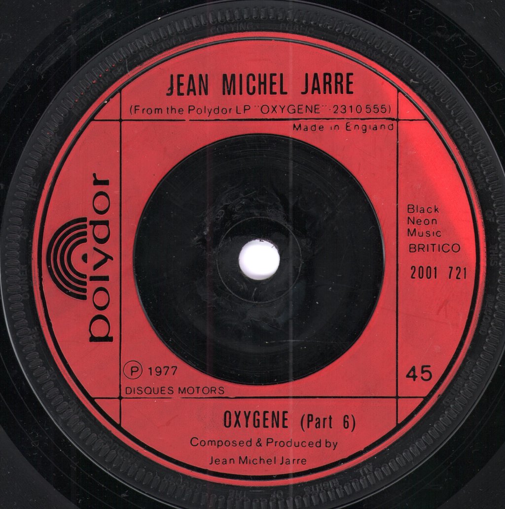 Jean Michel Jarre - Oxygene Part 4 - 7 Inch