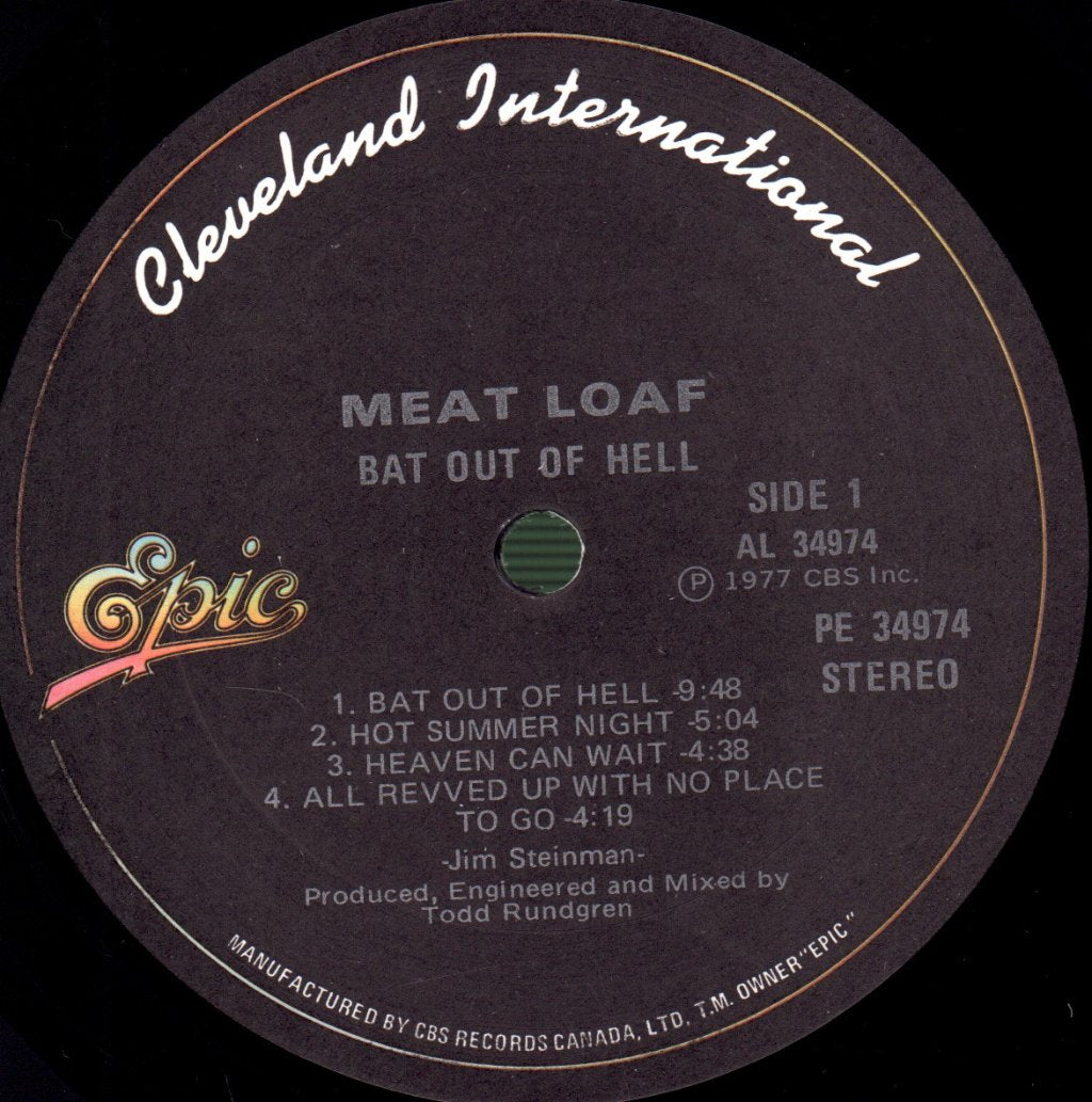 Meat Loaf - Bat Out Of Hell - Lp