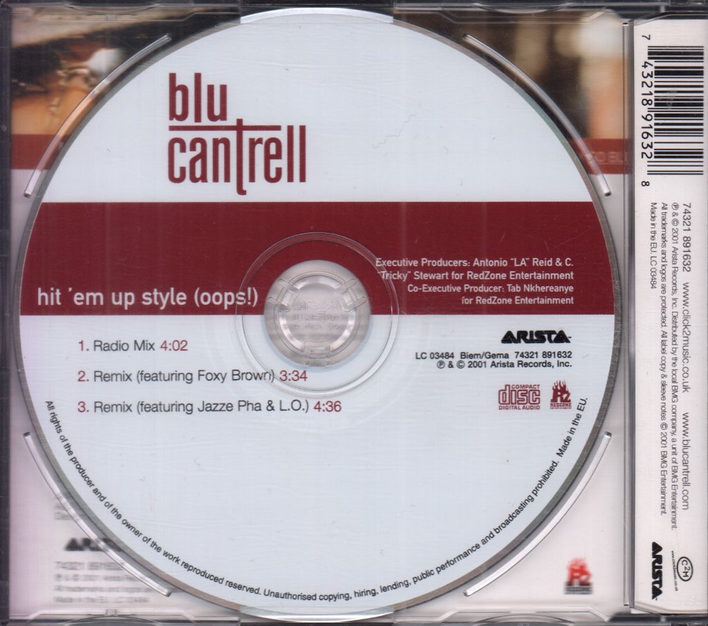 Blu Cantrell - Hit 'Em Up Style - Cd