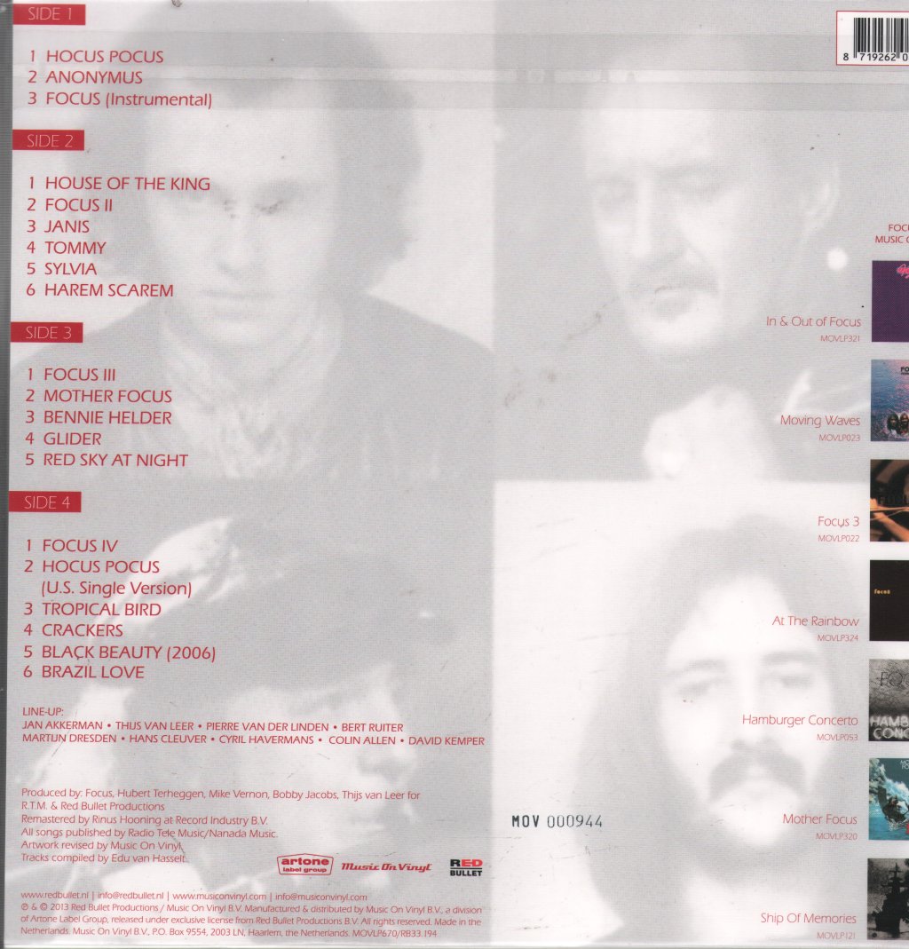 Focus - Best of Focus: Hocus Pocus - Double Lp
