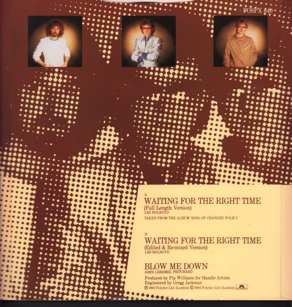 Barclay James Harvest - Waiting For The Right Time - 12 Inch