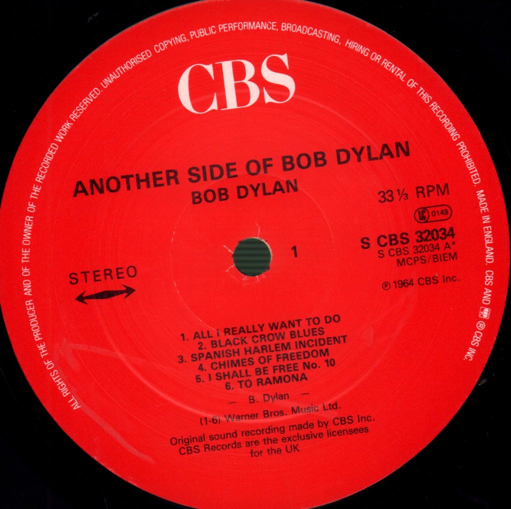 Bob Dylan - Another Side Of Bob Dylan - Lp