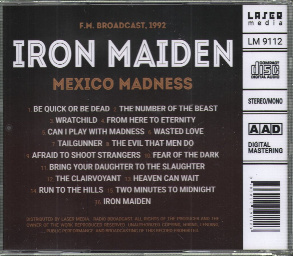 Iron Maiden - Mexico Madness - Cd