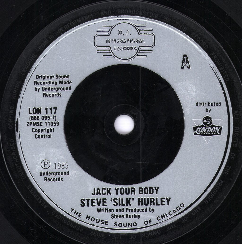 Steve Silk Hurley - Jack Your Body - 7 Inch