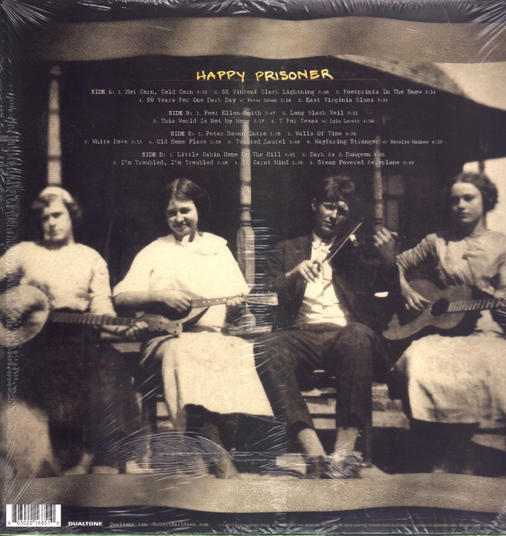 Robert Earl Keen - Happy Prisoner (The Bluegrass Sessions) - Double Lp