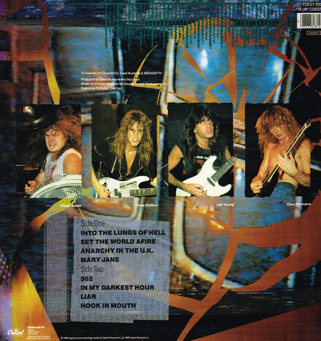 Megadeth - So Far So Good So What - Lp